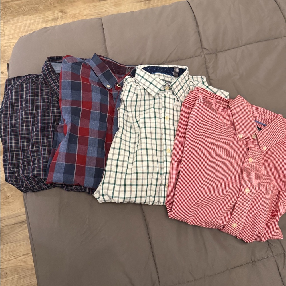 Chaps Men's Plaid and Checkered Shirt Collection